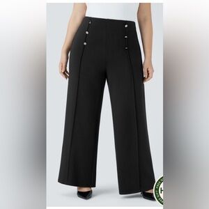 HALARA High Waisted Pocket Wide Leg Pants.  Size 2X.  Like new.  Washed not worn